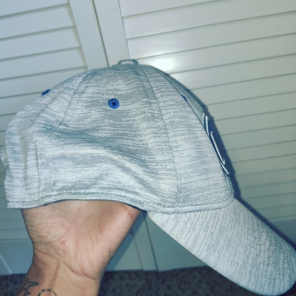 New Era Men's Golden State Warriors Hat Grey Blue One Size Snapback - Picture 4 of 5